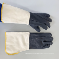 Better Heat Resistant Welding Gloves Cowhide And Canvas Safety Gloves For Prevent Injury